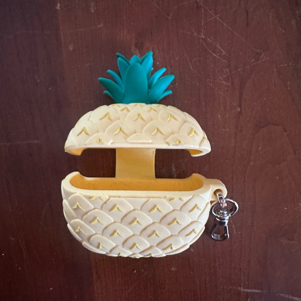 Kate Spade Pineapple AirPods Holder with Keychain